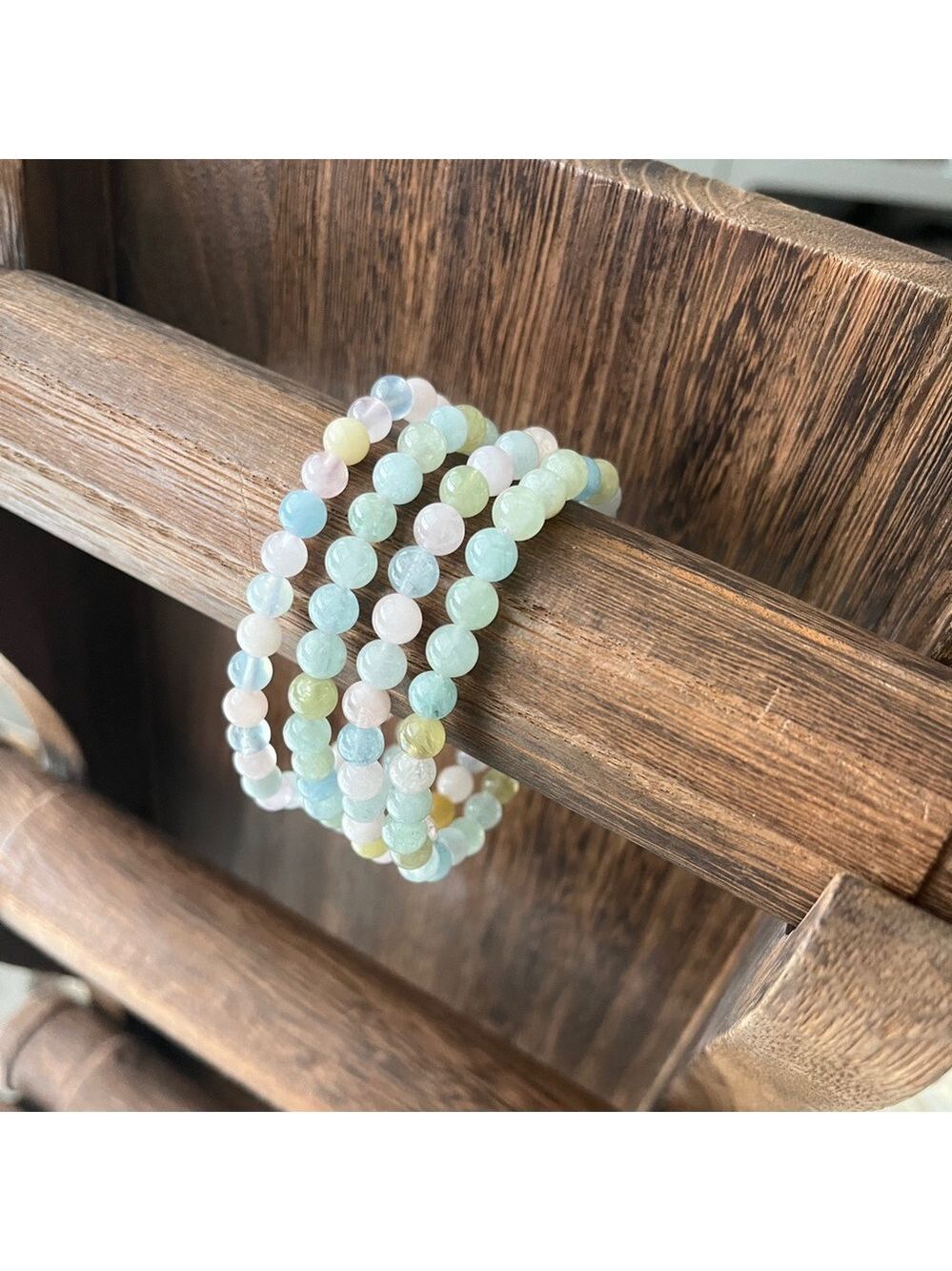 Morganite bracelet